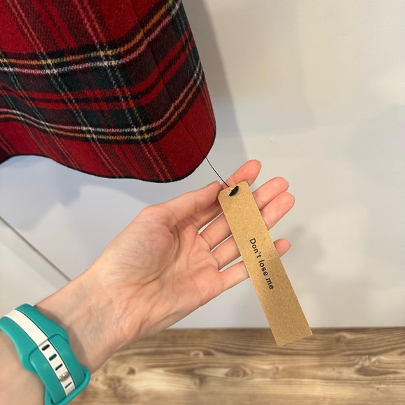 Reformation “Middlebury” red plaid wool blend coat M NWT - Picture 5 of 7